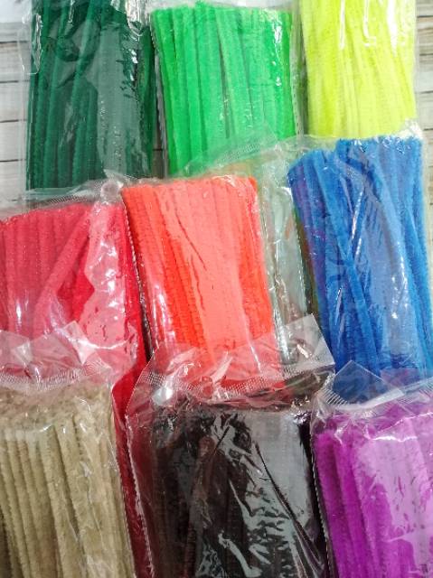 Bulu mersi / kawat bulu / pipe cleaner per lusin