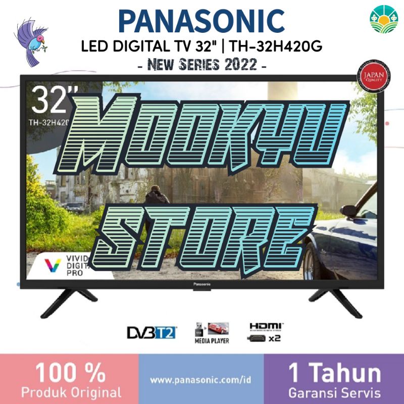 TV LED PANASONIC 32 Inch | TH32H420G | TH32H410G | TH32H400G Digital TV (DVBT2)