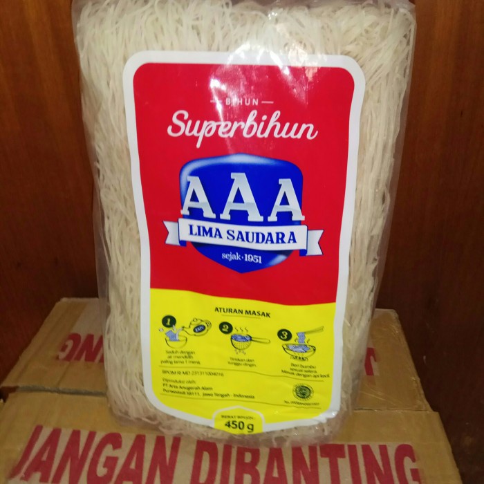 

soun-bihun- super bihun aaa (lima saudara) 450gr -bihun-soun.