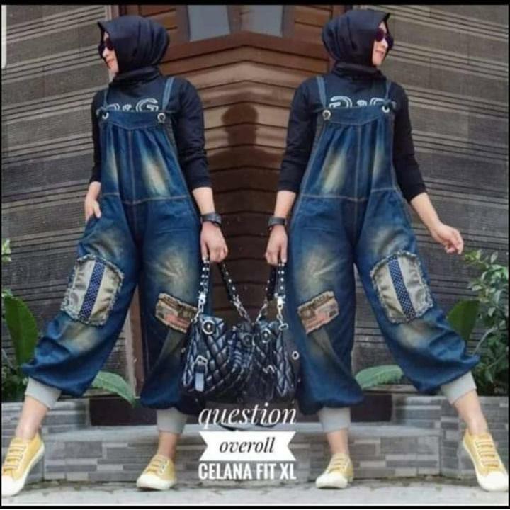 Jumpsuit classic Overall jeans jumpsuit wanita Baju kodok wanita Baju monyet wanita jeans Overall je