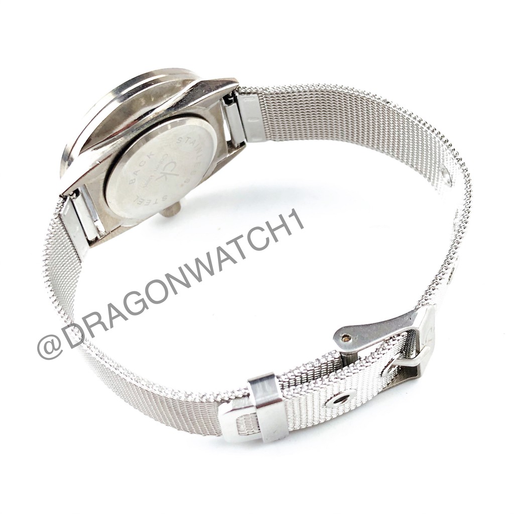 ✅COD-Jam tangan wanita rantai pasir silver gaya korea jam import fashion   S1160