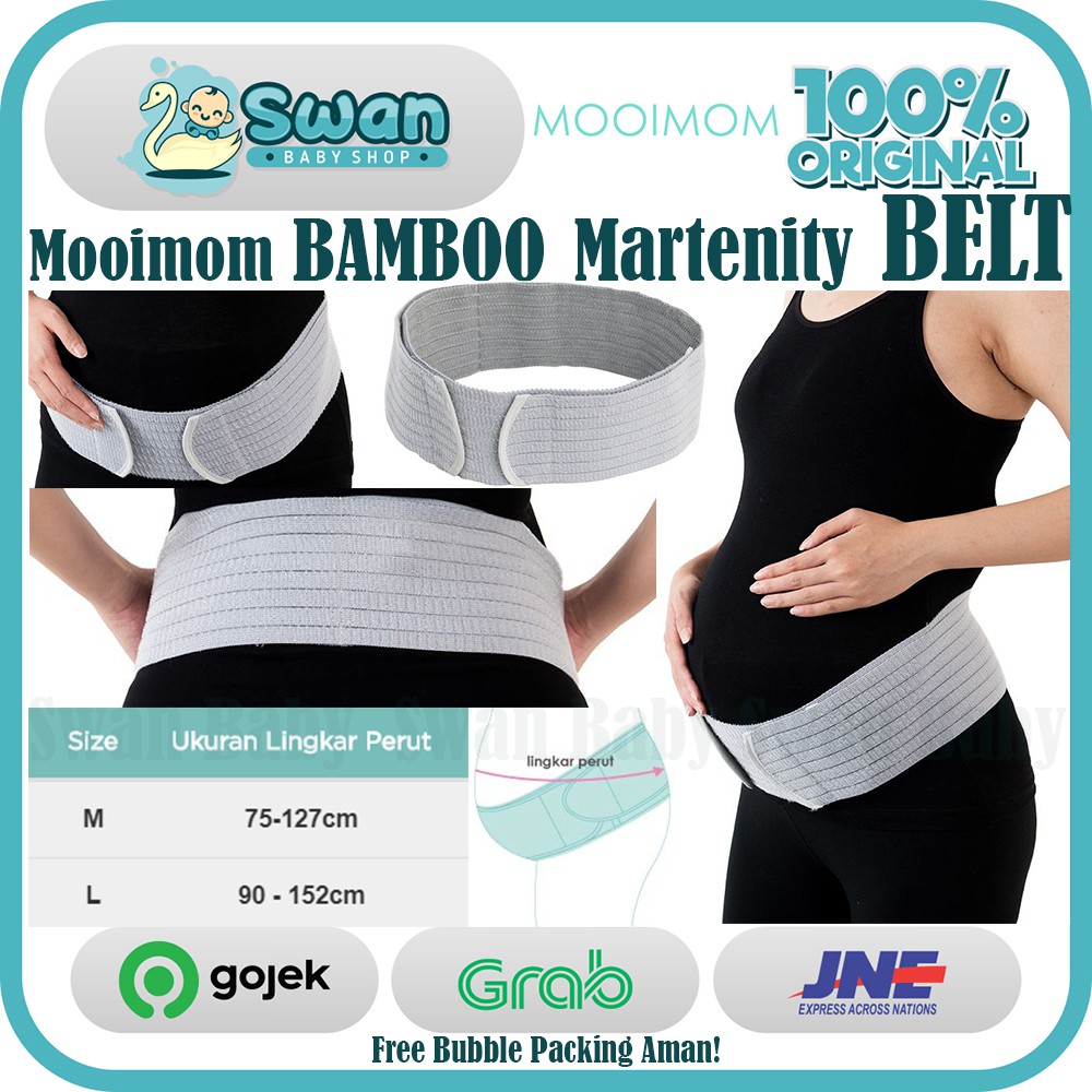 Mooimom Bamboo Maternity Support Belt | Sabuk Penyangga Perut Hamil