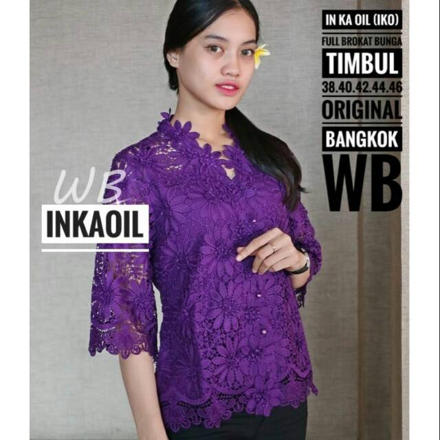 BROKAT JUMBO LD 122 CM INKAOIL FULL BROKAT SUPER ORI BANGKOK CANTIK ELEGANT BGT