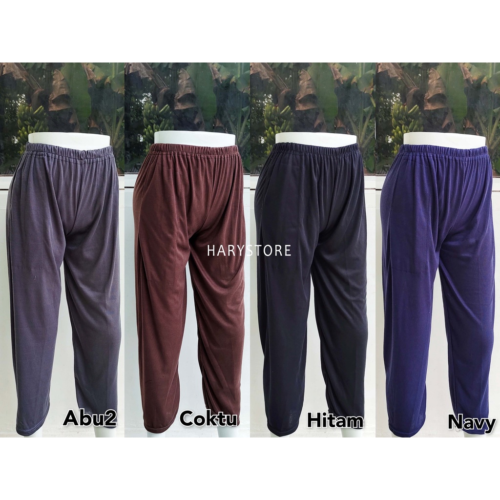 SYD 19- Celana Panjang Polos wanita daleman Legging / dalaman leging ibu XL / 3L Jumbo kolor harian santai murah