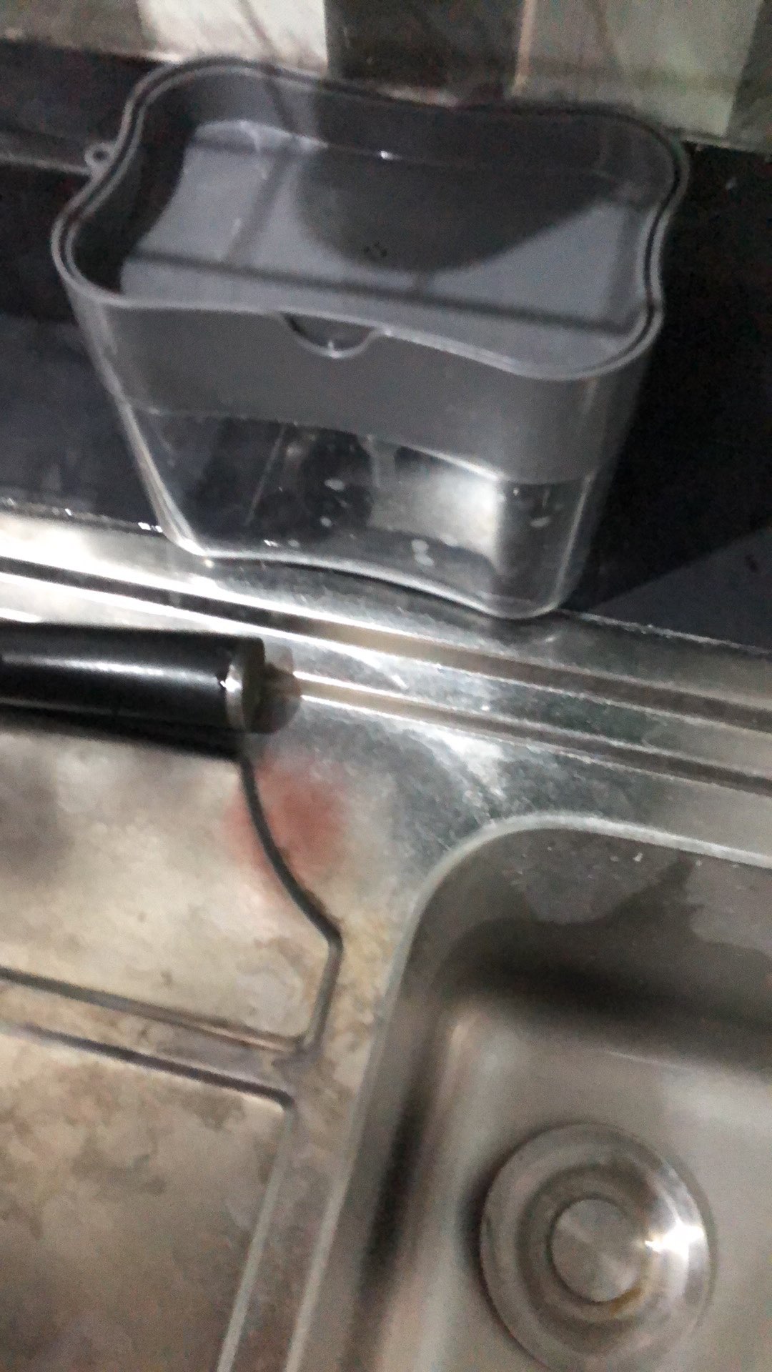 Pump Dispenser 2in1 Holder Sponge Tempat Sabun Cuci Piring Spons Dapur