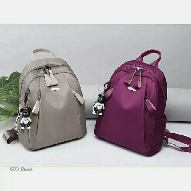 Ransel wanita micro backpack wanita polos simple ransel polos murah ransel murah backpack LIKETHIS