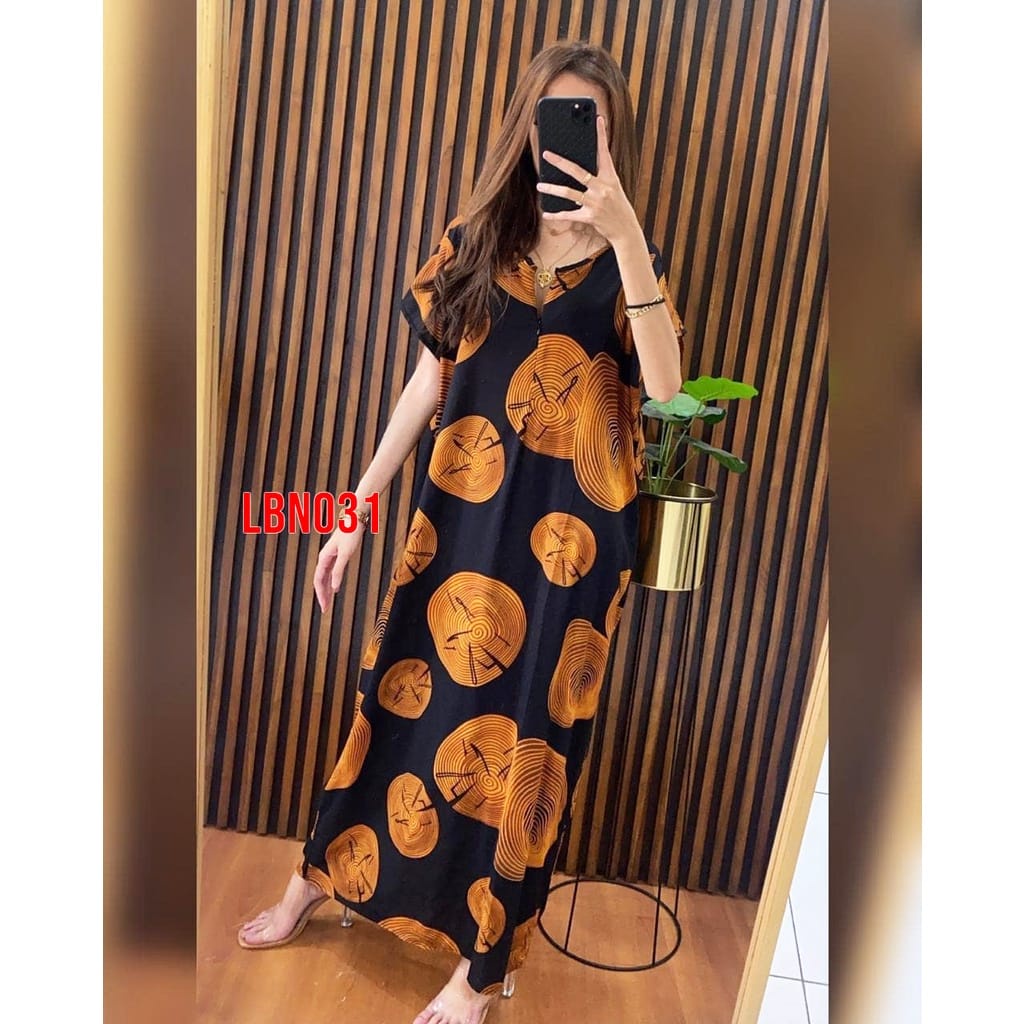 Daster Panjang Motif Semata kaki 125 cm-KAYLA