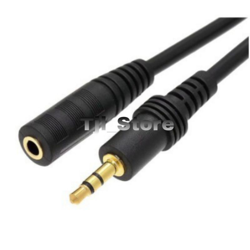 KABEL PERPANJANGAN AUDIO MALE - FEMALE (EXTENTION) 5M (GOLD PLATED)