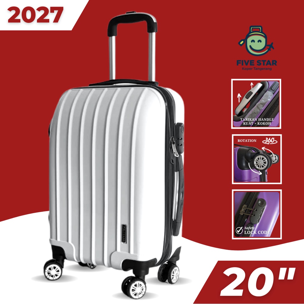 Koper 20 inch Tipe 2027 Polo Fans Murah Tipe 2027 Koper Travel Tas Koper Umroh Koper 2027 Koper 20 I