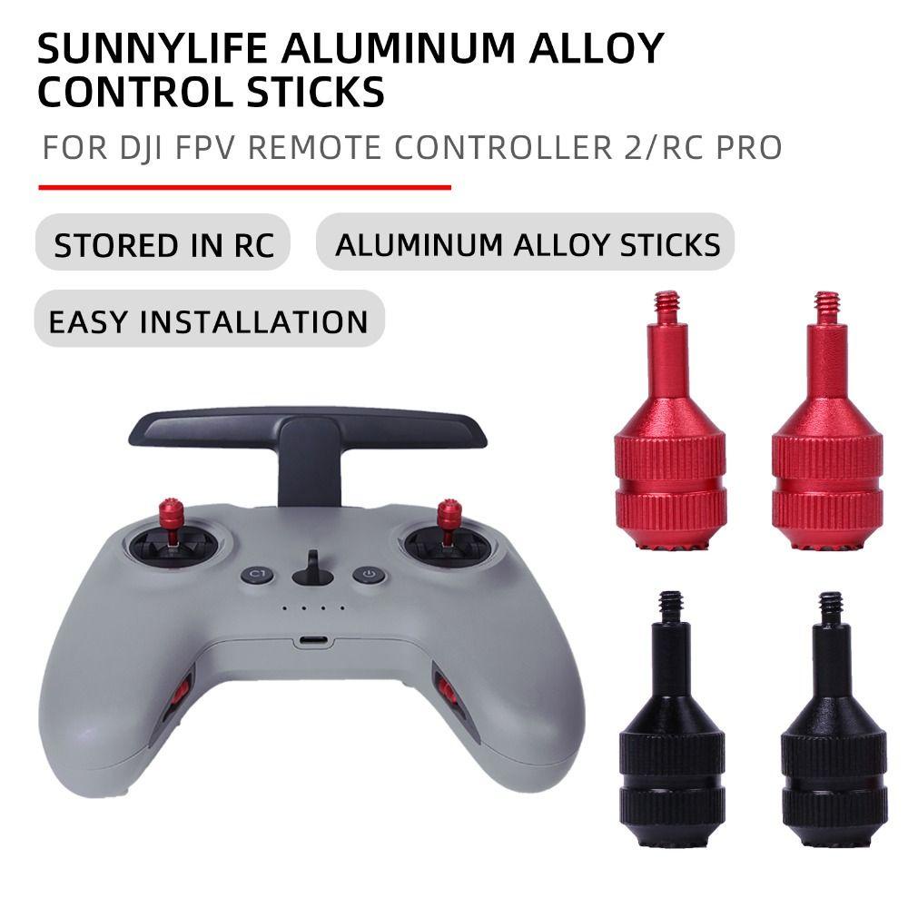 Preva 2Pcs Joysticks Drone Aluminium Alloy Stik Jempol Dapat Disimpan