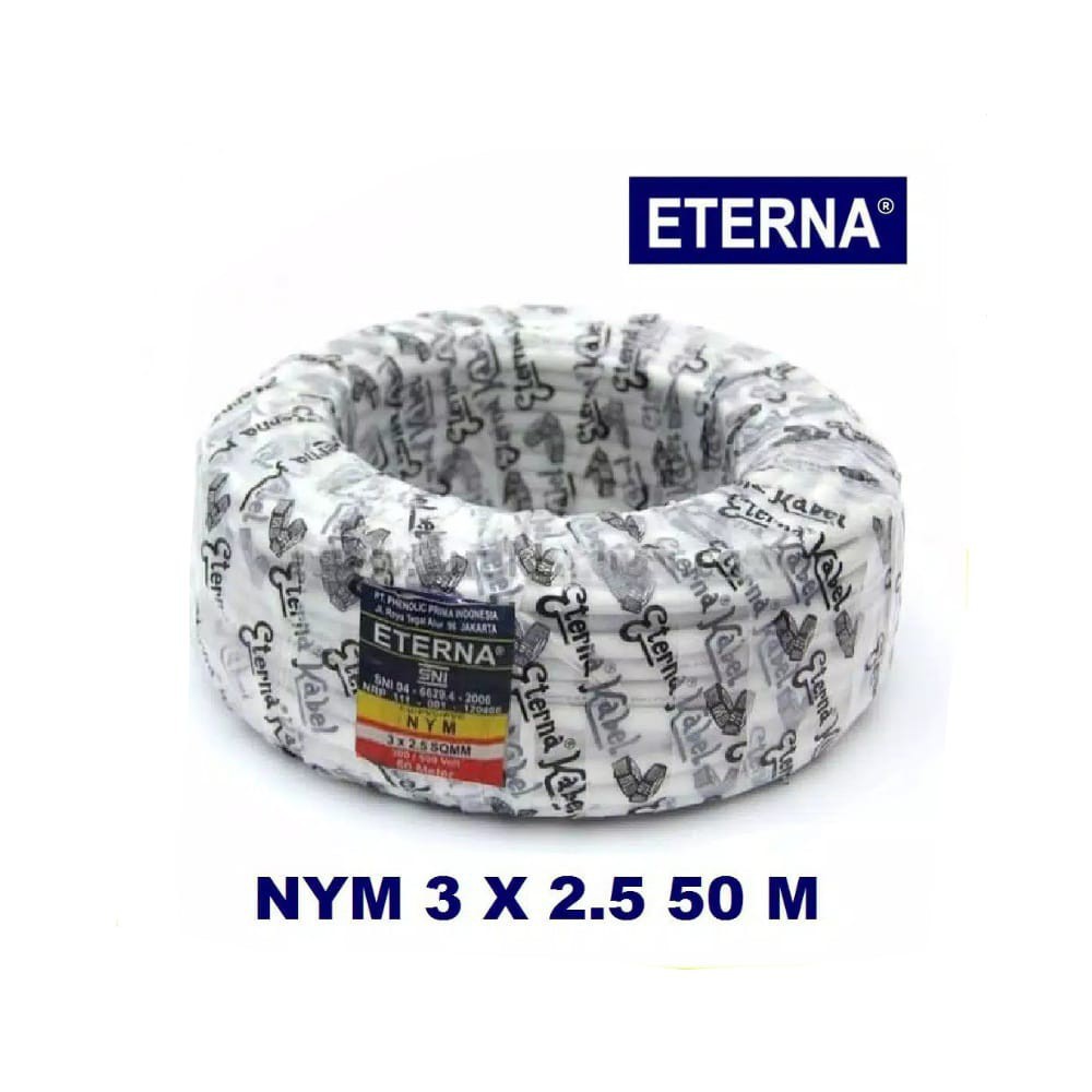 Kabel NYM Eterna 3X2,5 MM Lmk SNI /Per Meter