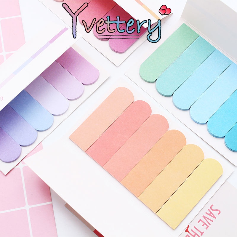 

COD❤️6 Baris Guestbook Memo Mini Stick note sticky notes polos / Lucu Kreatif Notes Siswa Belajar Gradien Catatan Stiker Indeks Catatan Kantor Stiker