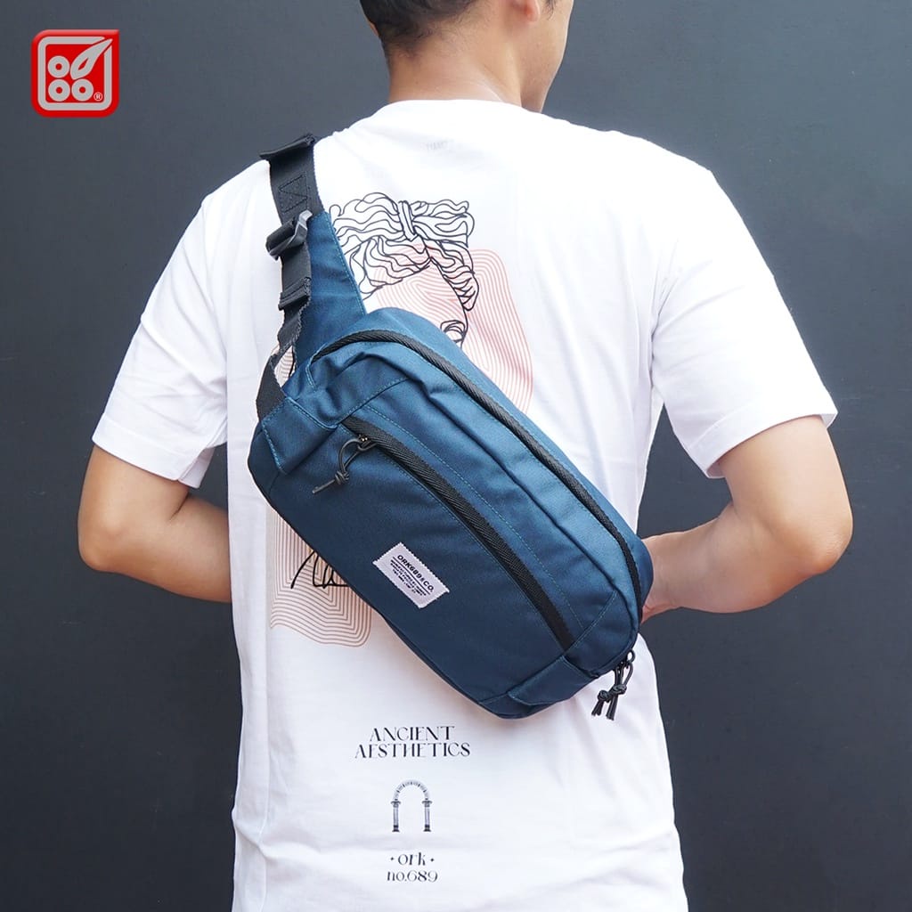 Tas Selempang Pria Tas Waistbag Waterproof Original Ork689 Wp Cezh