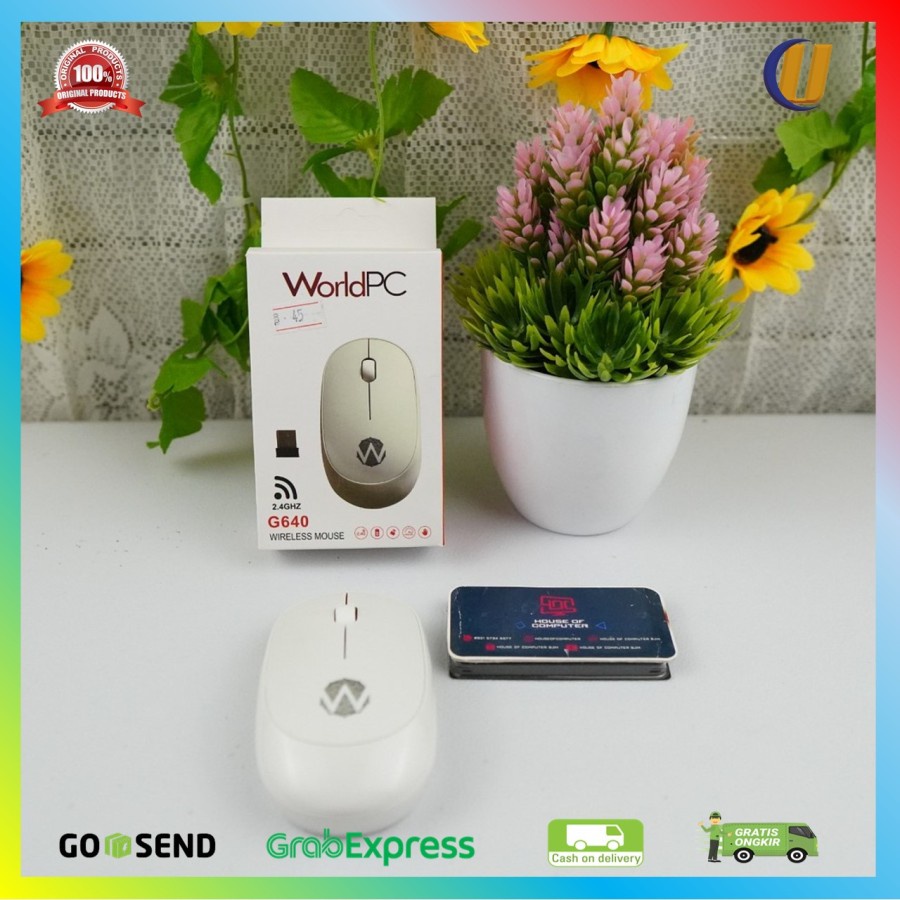 MOUSE WIRELESS WorldPC G640 2.4GHz XP W7 W8 OSX DLL