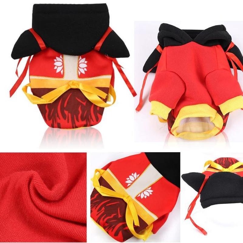 ★〓YUFeiPet〓★ Hooded Makeover Dog Cartoon Sweater Cat Warm Clothing