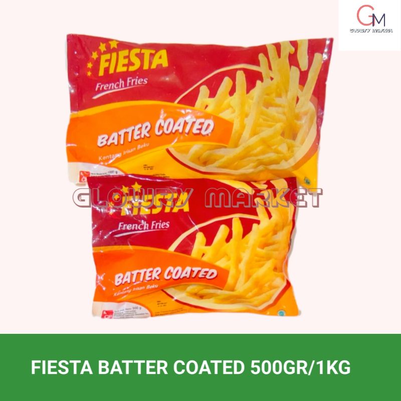 

FIESTA BATTER COATED 500GR/1KG FRENCH FRIES KENTANG GORENG BUMBU