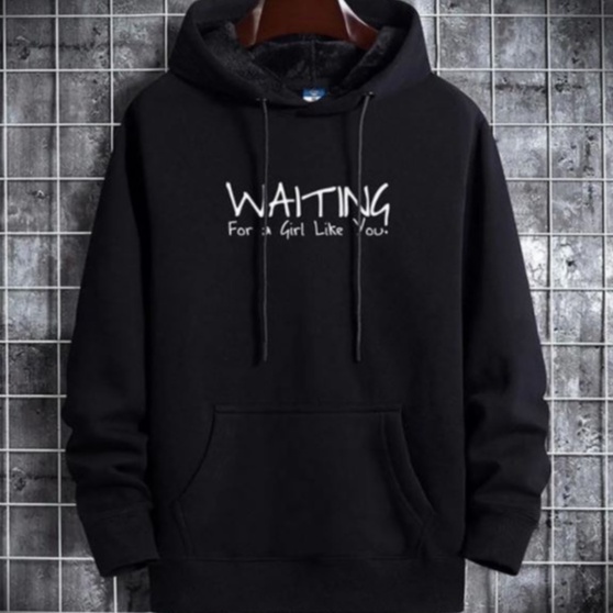 Waiting Hodie Cowo / switer pria dewasa terbaru 2021 keren / jaket hoodie pria / suiter cowok distro