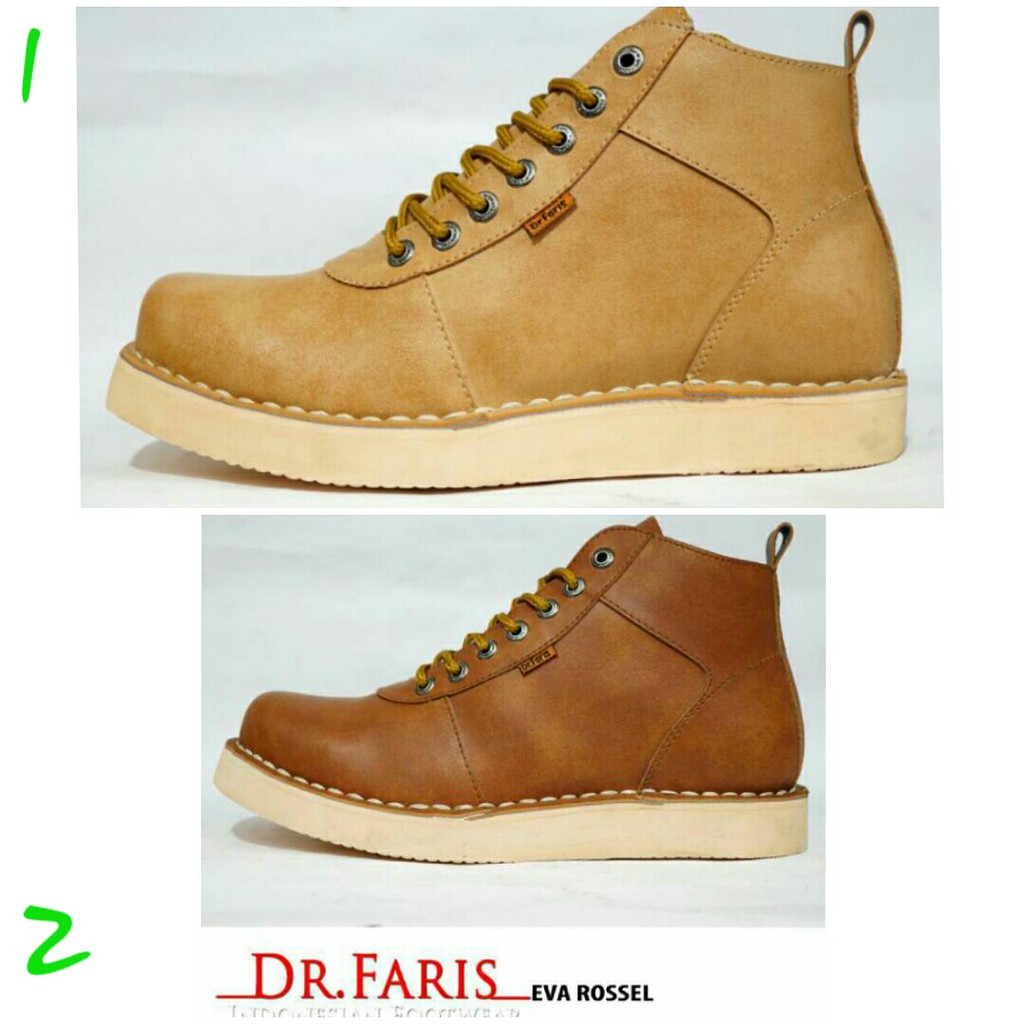Dr.Faris Original , sepatu boots pria , sepatuproyek , sepatumurah, sepatu boots pria