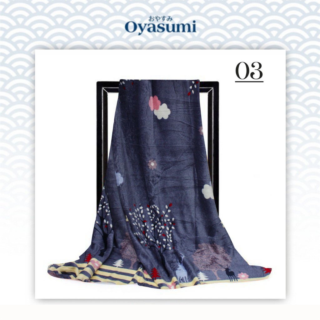 Oyasumi Selimut Motif Dewasa Classic 150x200 Selimut Bulu Halus Selimut Bulu Motif-03