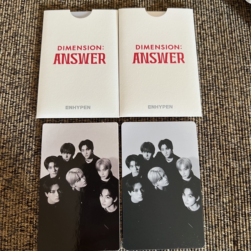 ENHYPEN DILEMMA ANSWER POB WEVERSE