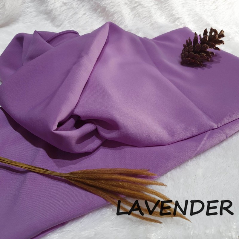 Khimar Jumbo XXXL Hijab Instan Syari Wolfis Grade A-Lavender
