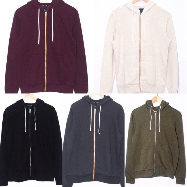 h&m hooded shirt