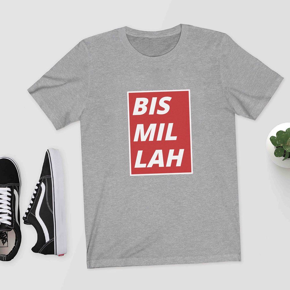 KAOS BIG SIZE DAKWAH ISLAMI BISMILLAH M-5XL KAOS POLOS JUMBO XXL XXXL XXXXL XXXXXL PREMIUM DISTRO