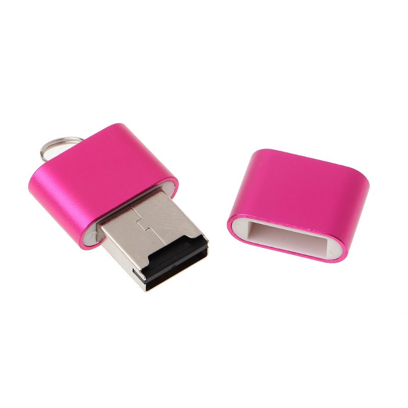 Cre Adapter Card Reader Micro Sd / Tf Usb 2.0 Mini Portable Bahan Aluminum Alloy