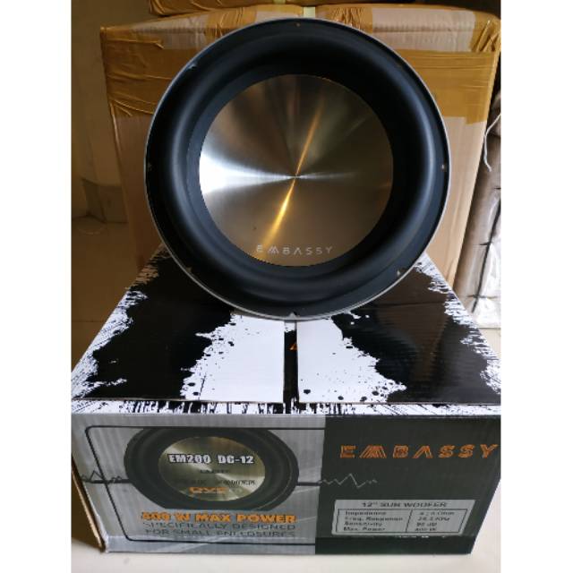 SUBWOOFER EMBASSY DOUBLE MAGNET