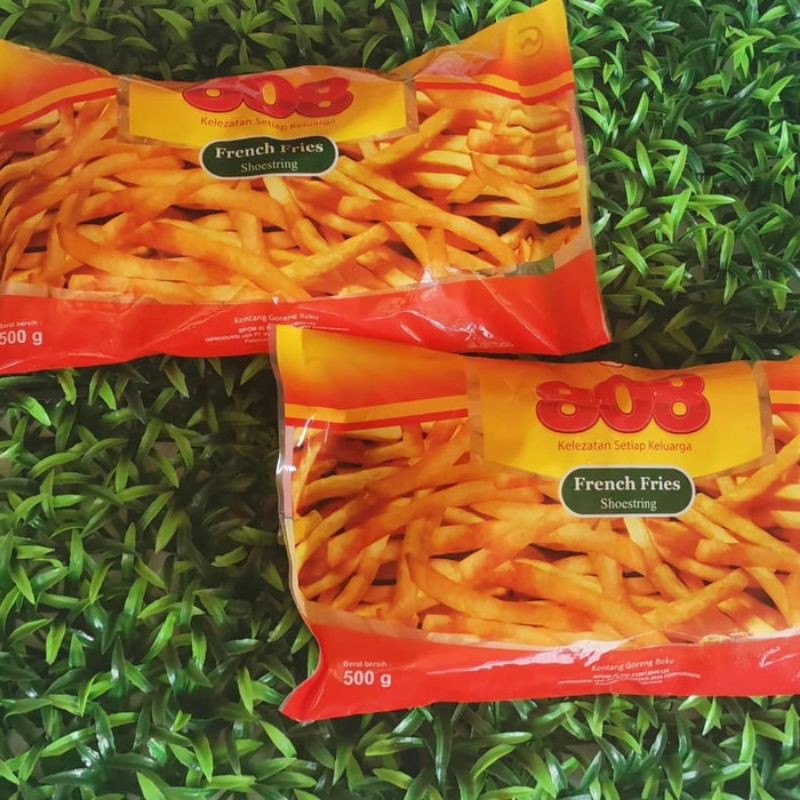 

808 French Fries Shoestring - Kentang Goreng Beku - Berat 500 gr