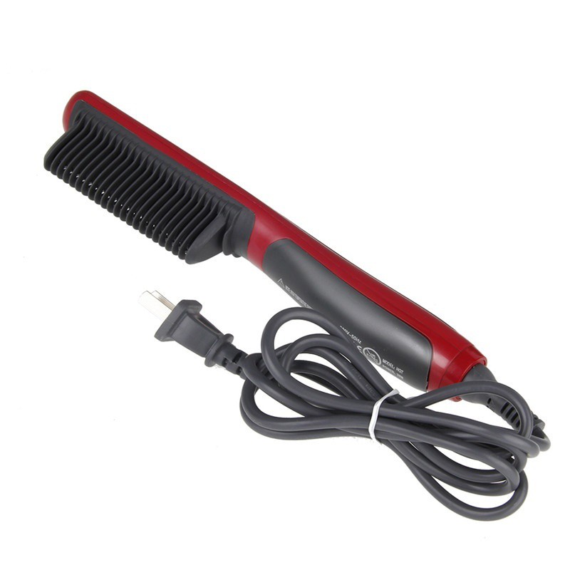 MANTUL Sisir Pelurus Rambut Elektrik dengan LCD Ion/Catokan Rambut Pelurus Bisa Atur Suhu