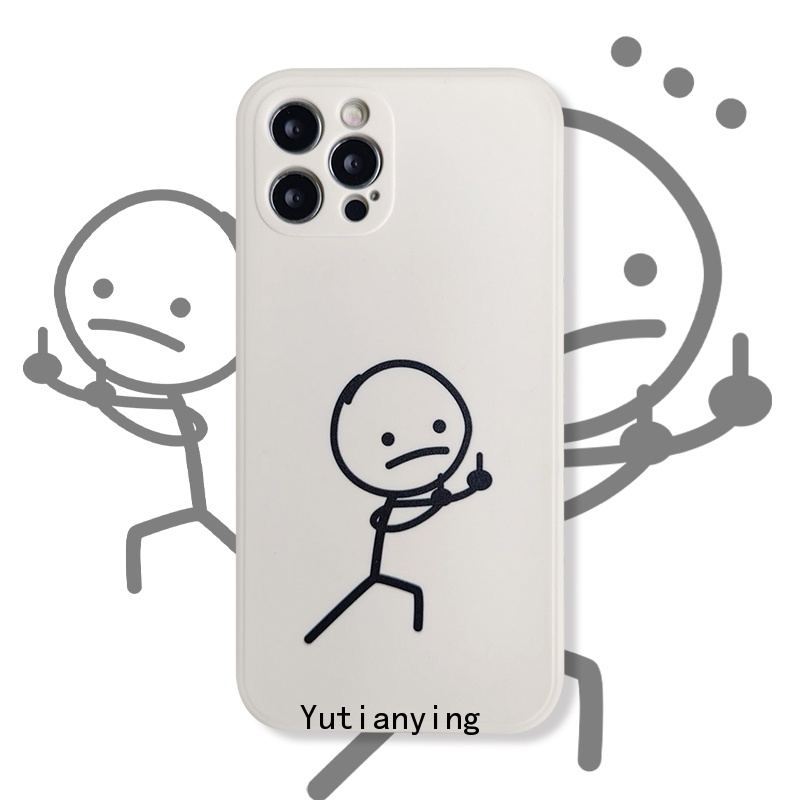 Case Desain Stickman Untuk Samsung A32 A03S A22 A31 A71 A52S A30S A52 A20S A70 A50 A50S A12 A51 A72 A10S M22 M32 F22