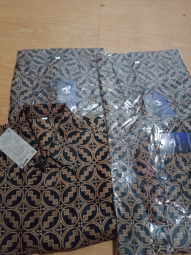 Hem Batik Lawasan Kemeja Batik Pria Kemeja Batik Lengan Pendek