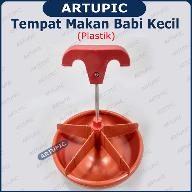 Tempat Makan Babi Kecil PLASTIK Pig Feeder Mangkok Wadah Piring Babi Piglet