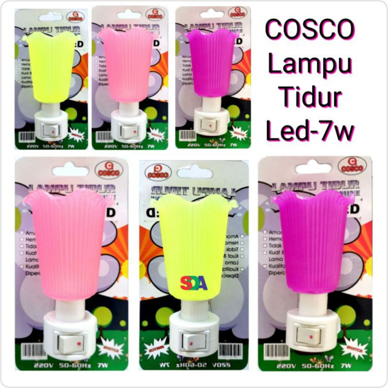 Cosco Lampu Tidur Lombok &amp; LED