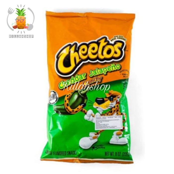 

Cheetos Cheddar Jalapeno Crunchy Snack