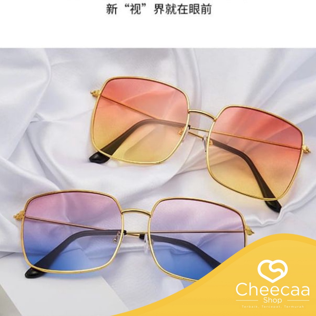 CC (KM21) Kacamata persegi gaya korea eyeglasses murah meriah