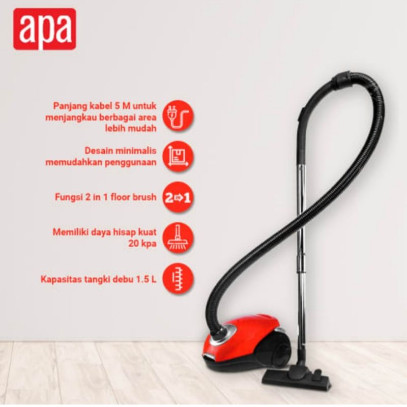 Jual VACUUM CLEANER APA/PENGHISAP DEBU KERING ECO 700 WATT Shopee