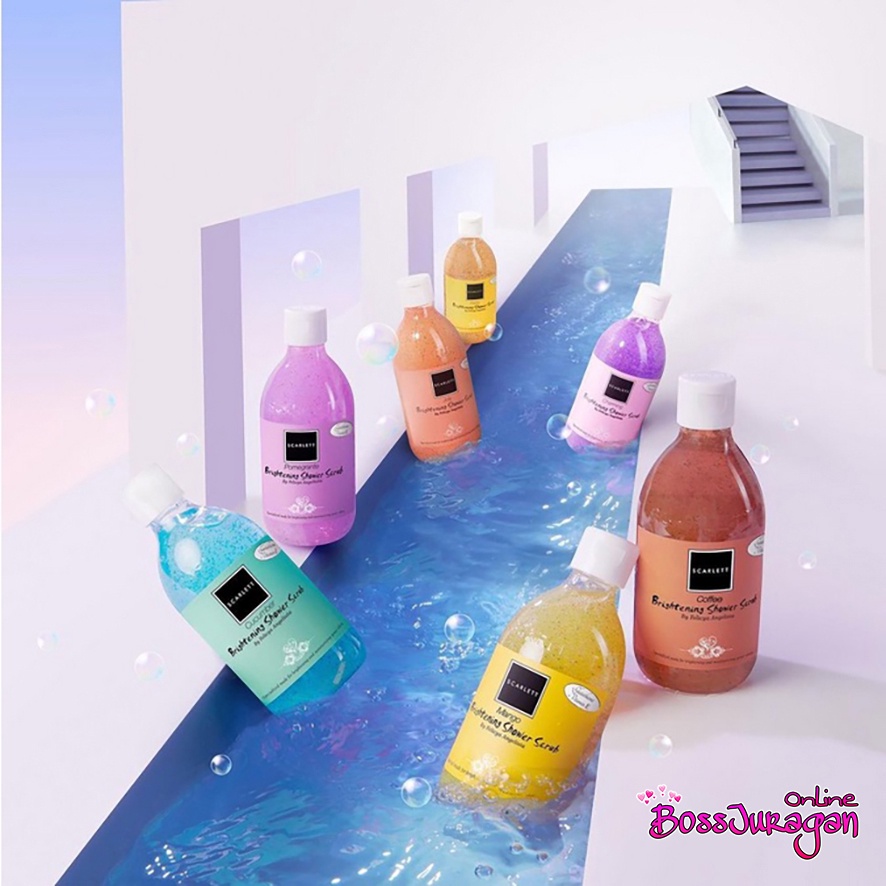 (BOSS) SCARLETT Whitening Shower Scrub Series