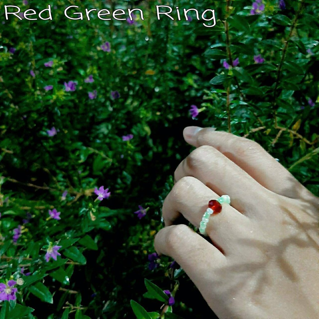 Cincin ala KOREA ( Cincin manik | cincin nama | cincin handmade | cincin korea | cincin lucu )