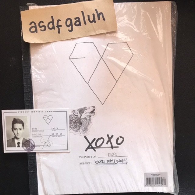 XOXO Album Korean Version - Suho PC