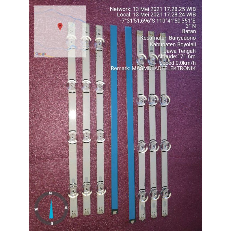 BACKLIGHT TV LED LG 42 Inch 6V LG 42LB 42LF LAMPU Led 6 Volt Cekung Besar 6V BL 42LB550 42LF550