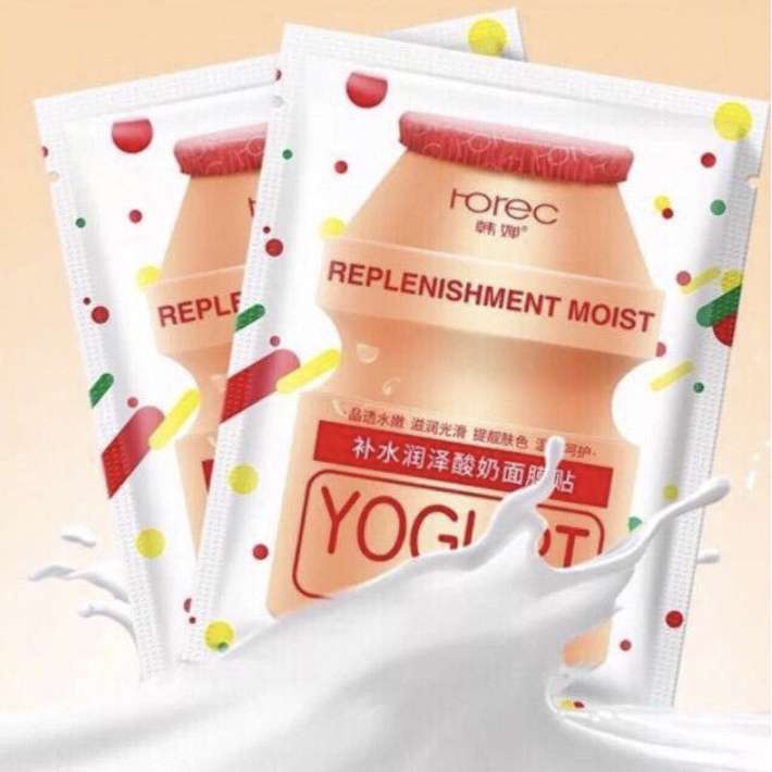 ROREC HCHANA Yogurt Masker Wajah Yakult Sheet Mask Original RR003