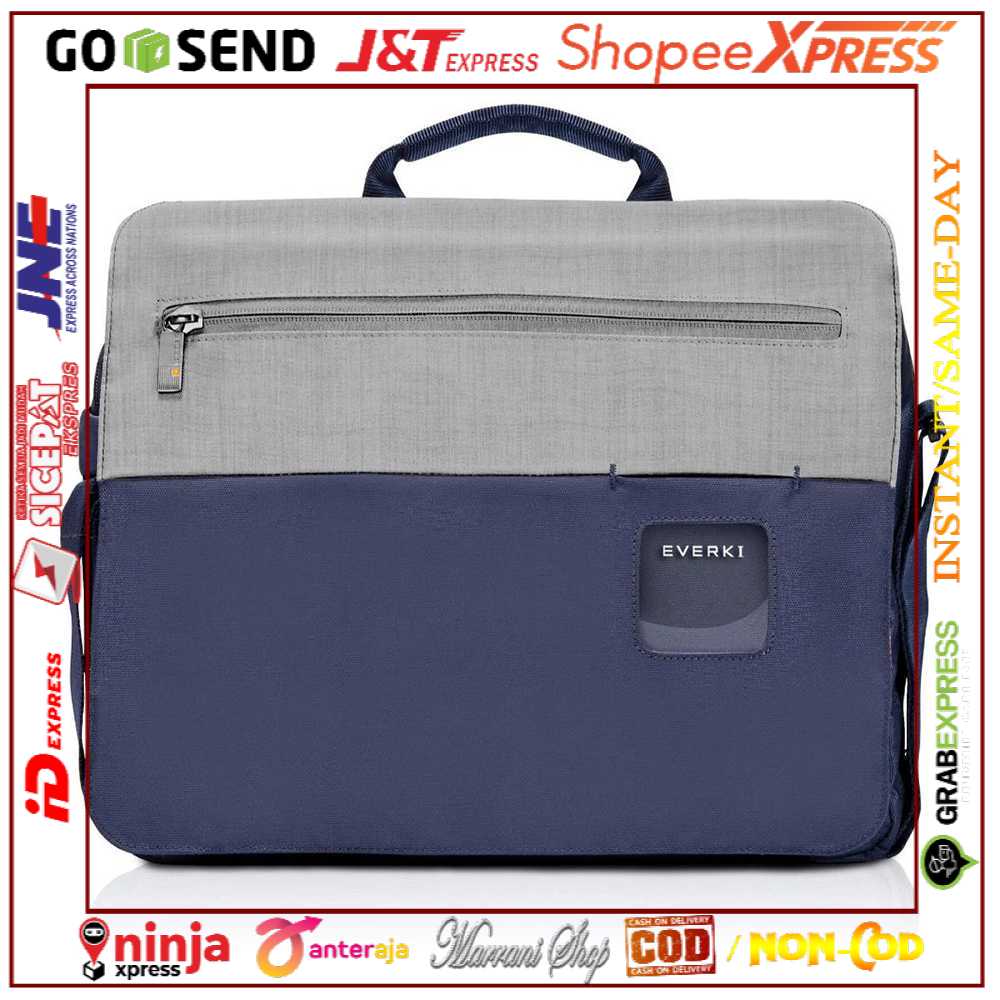 [PROMO BISA COD❤] Everki EKF661 ContemPRO Tas Selempang Laptop Briefcase Bag 14.1 Inch
