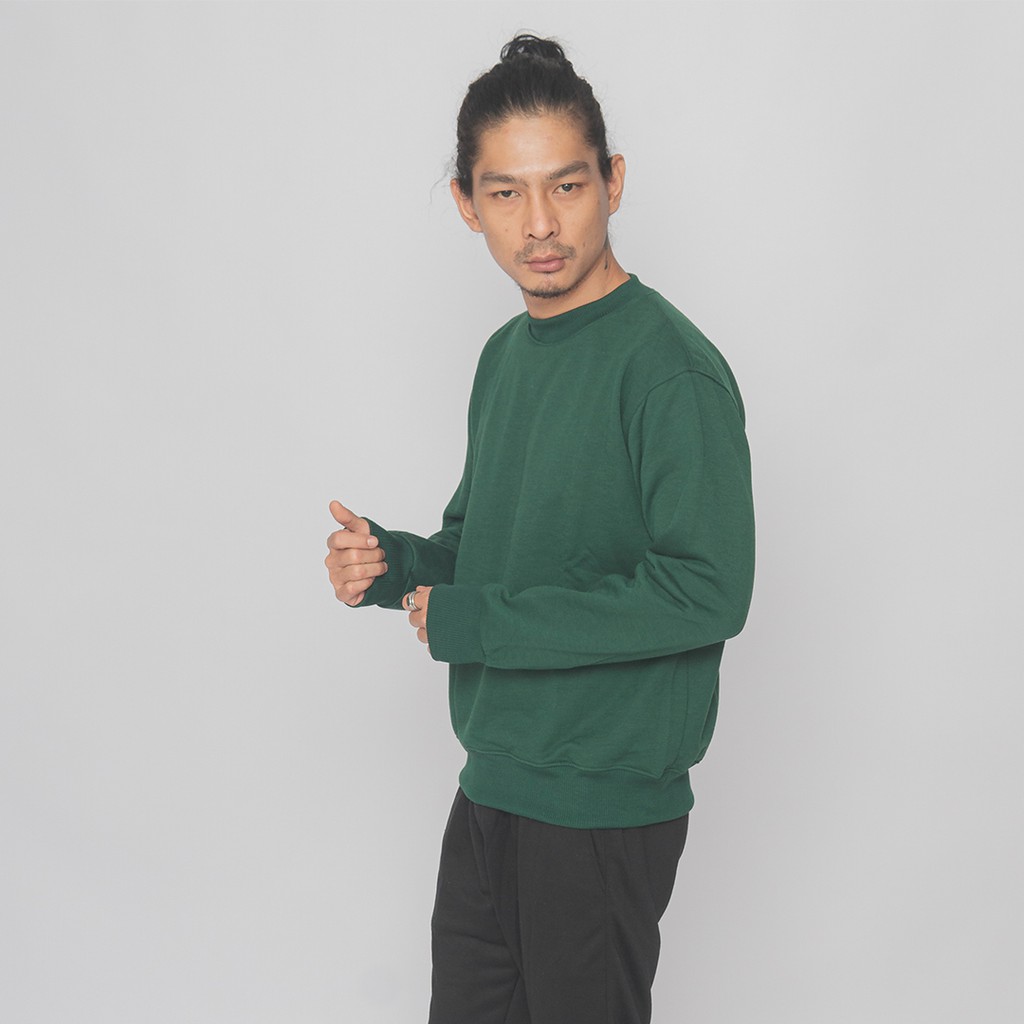 Basic Sweater Collection | M-XXL | Sweater Pria Wanita Unisex | Cotton Fleece | COD (Bayar di tempat)-5