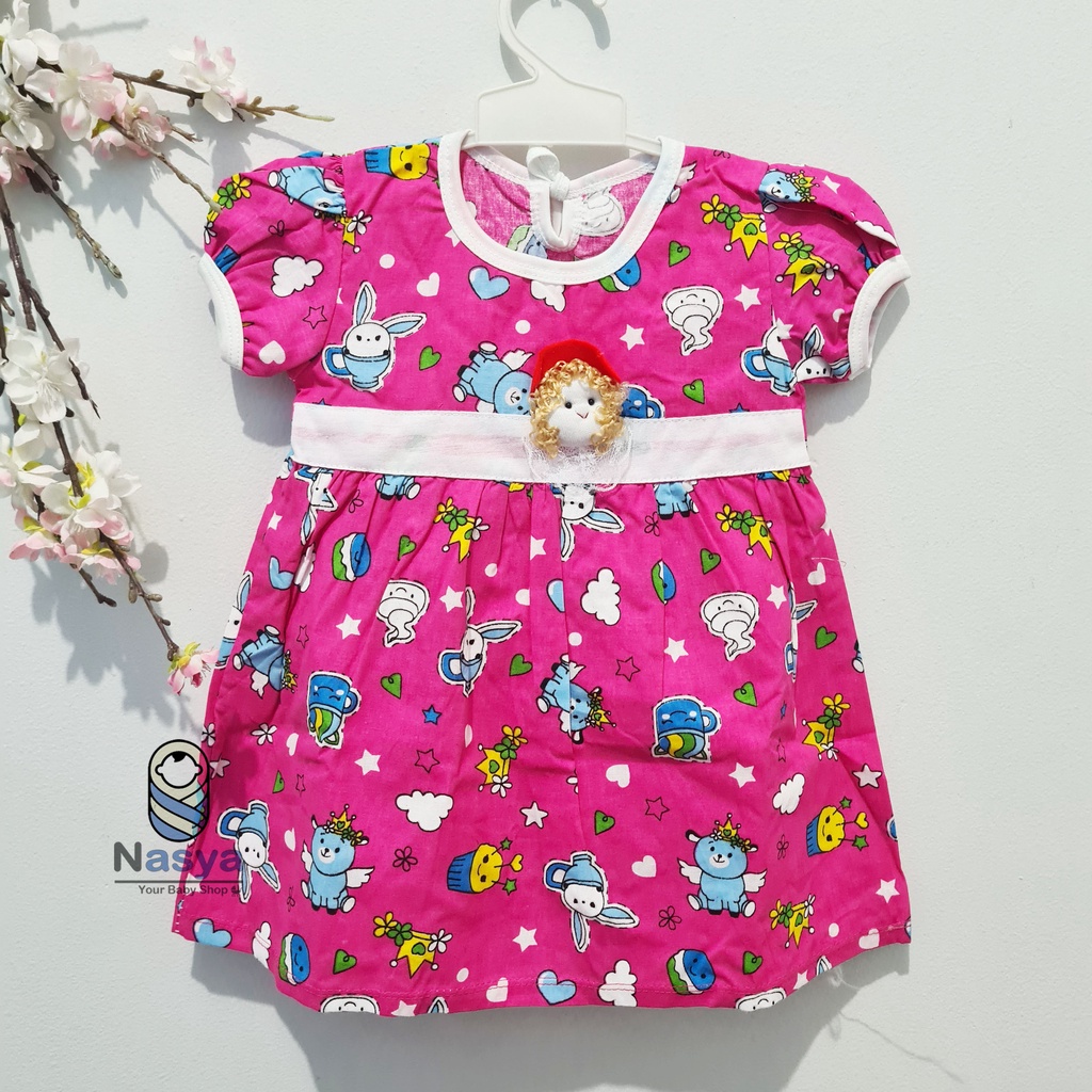 [MM-005] Setelan baju bayi 0 - 6 bulan motif kotak lucu + bandana