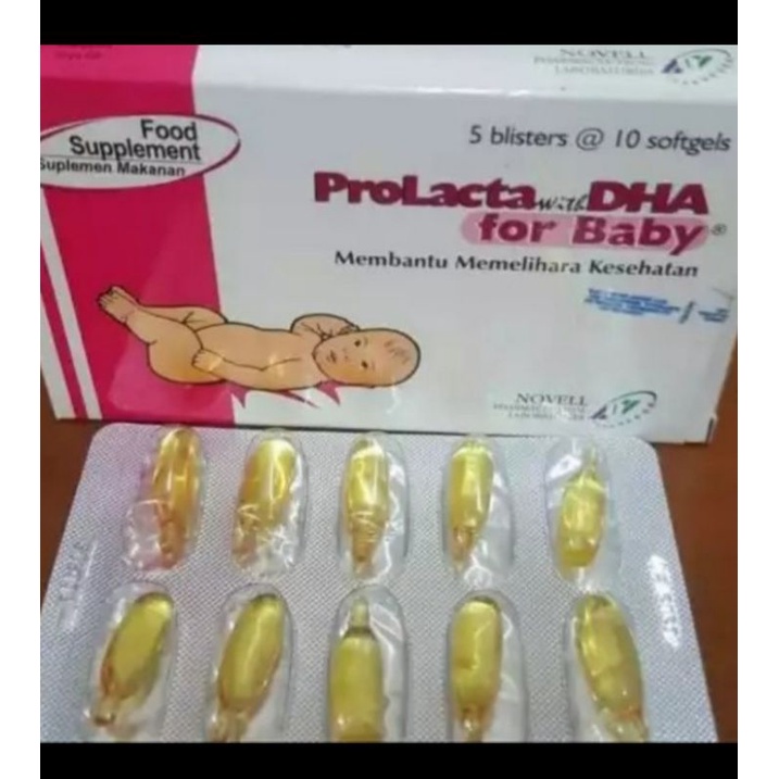 Prolacta For Baby per strip isi 10 soft capsule