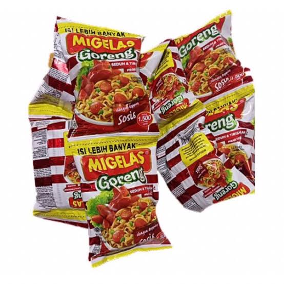 Mie gelas mie goreng renceng ( 10pcs) migelas ecer 1500