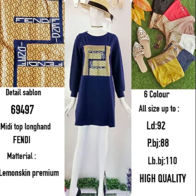 Atasan fendi wanita