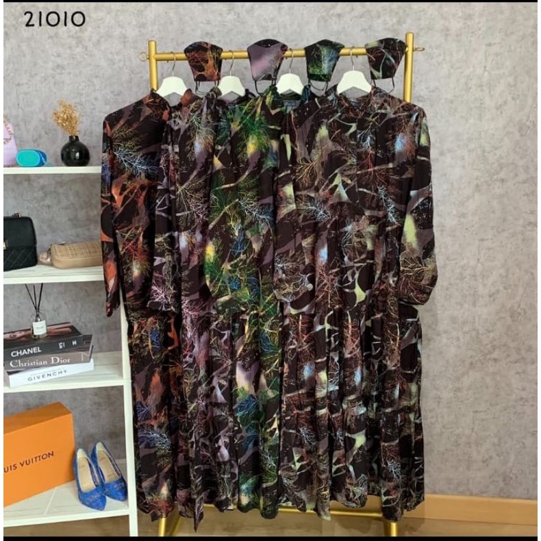 LONGDRESS GAMIS GALAXY RANTING //KATUN RAYON PREMIUM/IMPORT